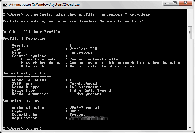 Find your wireless password 2