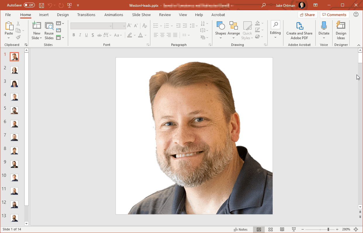 PowerPoint Mugshot Animation