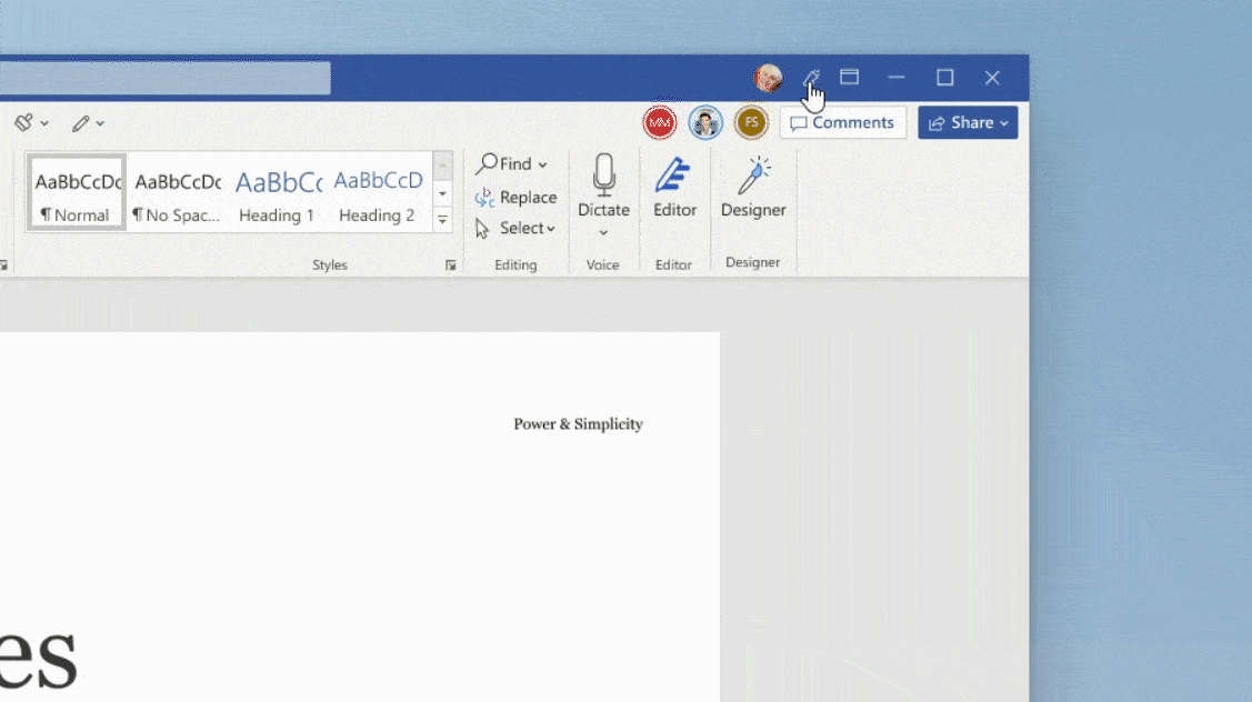 Office Visual Changes